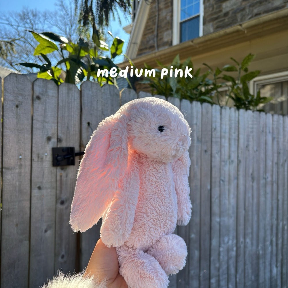 Jellycat Medium Bashful Bunny Pink